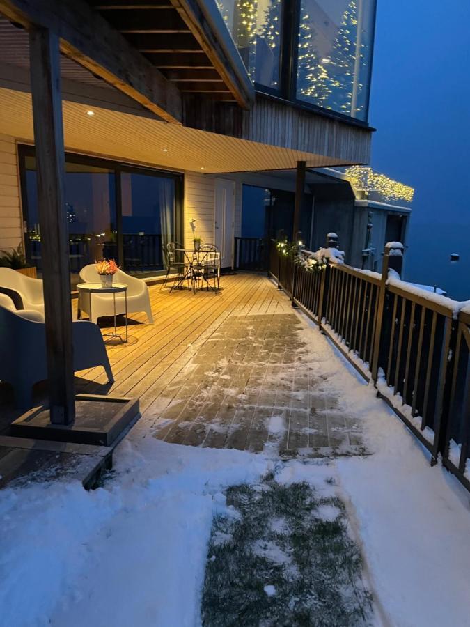 Panoramaresort In Hardangerfjorden Leilighet I Sjokanten Ved Hardangerfjorden For 7 Personer Boat , Sauna,Kajak, Sup For Rent Ойстезе Экстерьер фото
